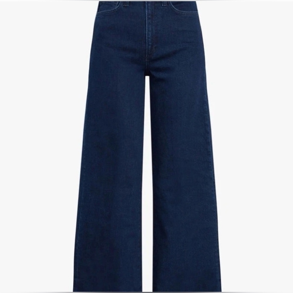 Joe's Jeans Dark Blue Wide Leg Flare Jeans